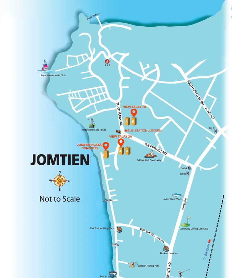 Apartament View Talay 1B Pattaya Jomtien Zewnętrze zdjęcie